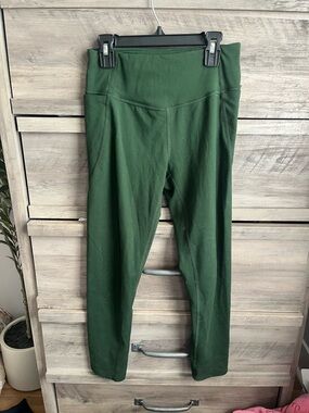 Zella Forest Green High-Waist Leggings